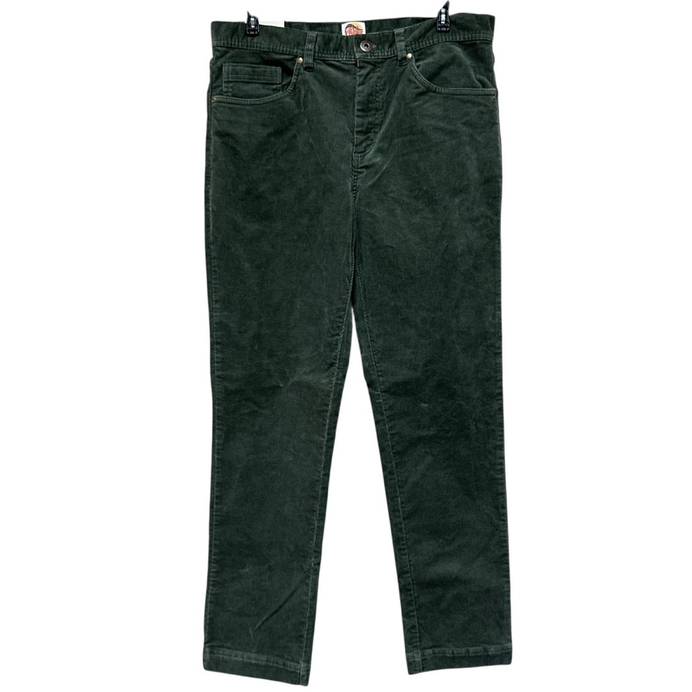 NWT C&C California Men's Corduroy 5-Pocket Pants in Dark Green , Size 32 X 30